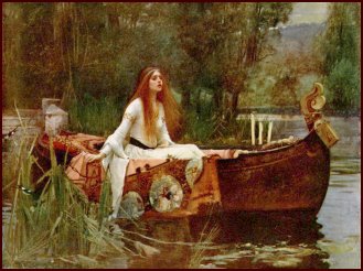 Picture: Waterhouse - The Lady of Shalott